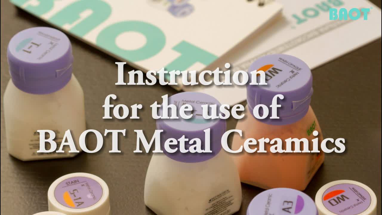 BAOT Ceramic | Hướng dẫn sử dụng gốm sứ kim loại BAOT

